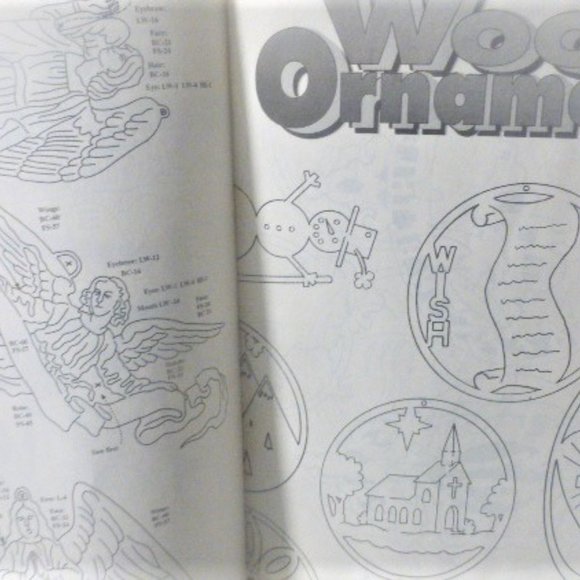 BK26 Lot of 3 WOODWORKING Magazines Christmas Wood Ornaments Scroll Saw Work - Picture 13 of 16